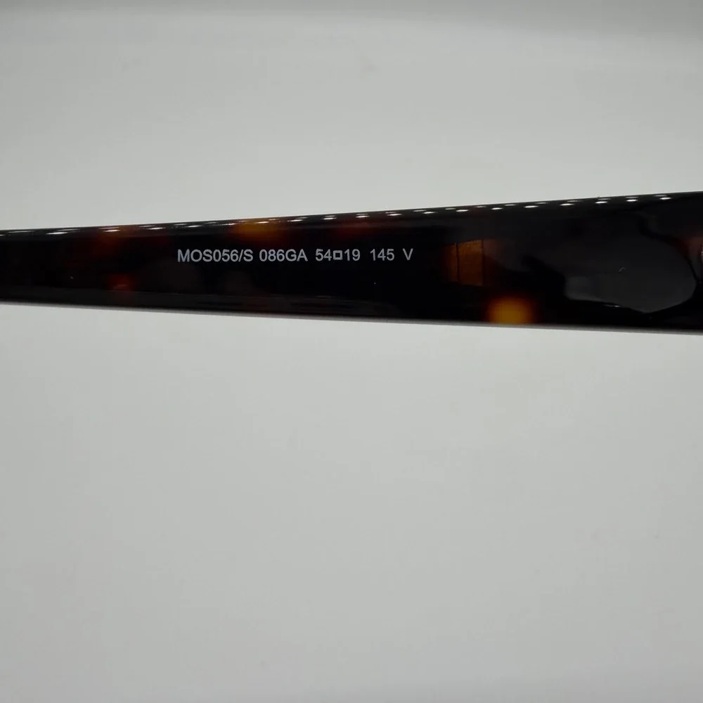 Moschino Cat Eye Sunglasses Dark Havana Tortoise MOS056/S 086GA NWOT
